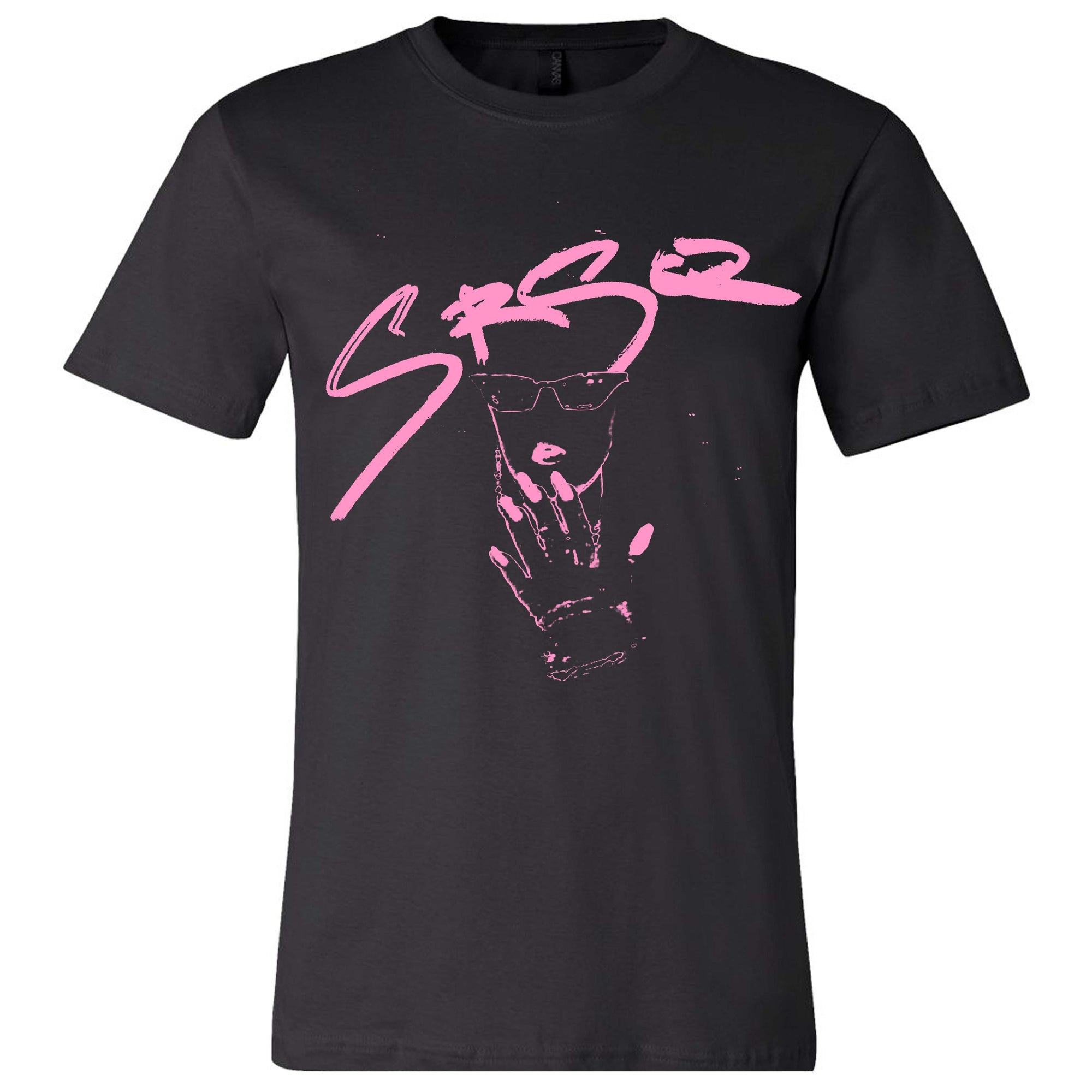 SRSQ - "Pink Lipstick Outline" Shortsleeve T-Shirt